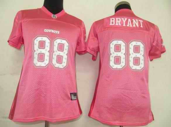 Cowboys 88 Bryant pink 2011 women Jerseys