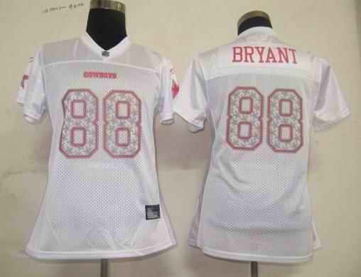 Cowboys 88 Bryant white 2011 women Jerseys