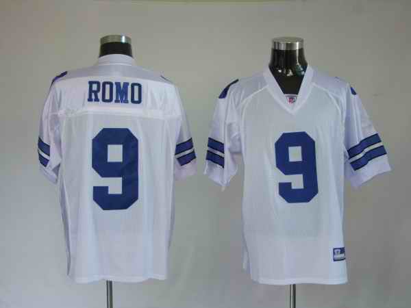 Cowboys 9 Tony Romo White Jerseys