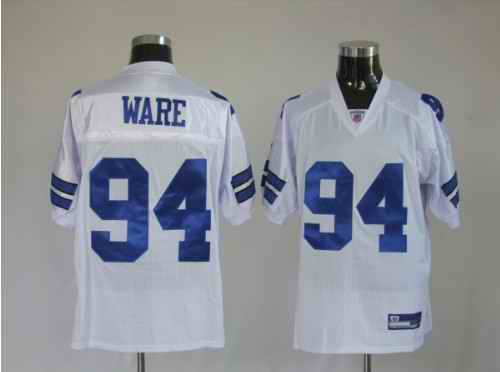 Cowboys 94 DeMarcus Ware White Jerseys
