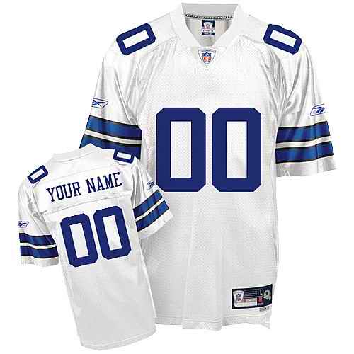 Dallas Cowboys Men Customized White Jersey