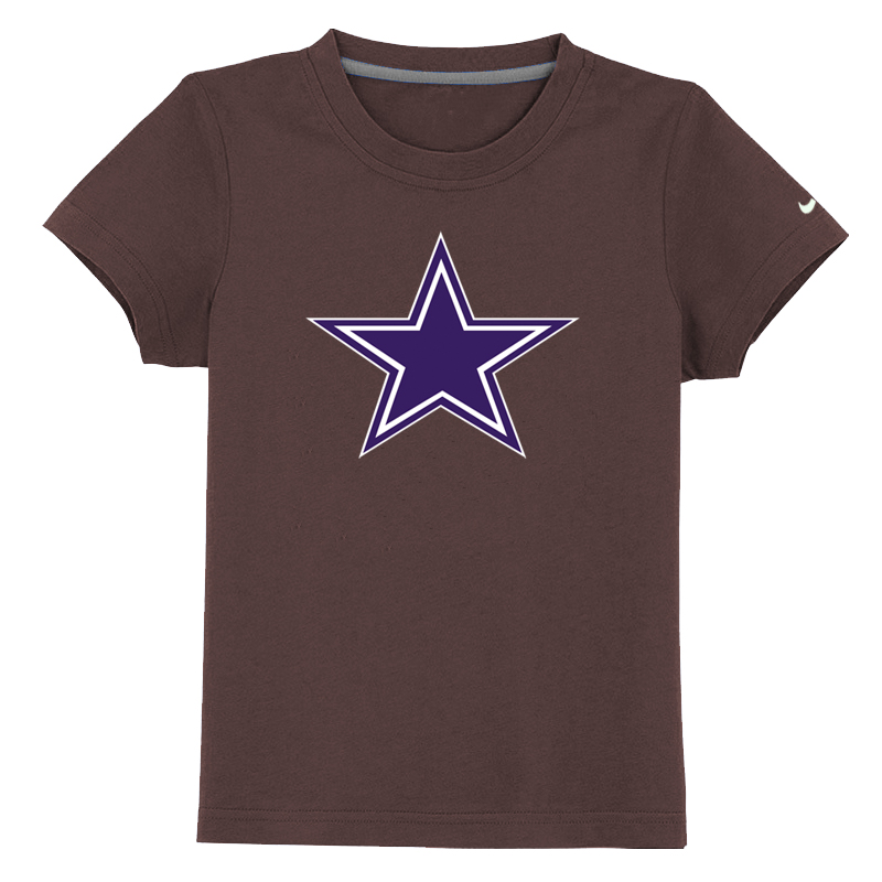 Dallas Cowboys Sideline Legend Authentic Logo Youth T-Shirt Brown