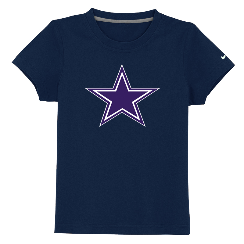 Dallas Cowboys Sideline Legend Authentic Logo Youth T-Shirt D.blue - Click Image to Close