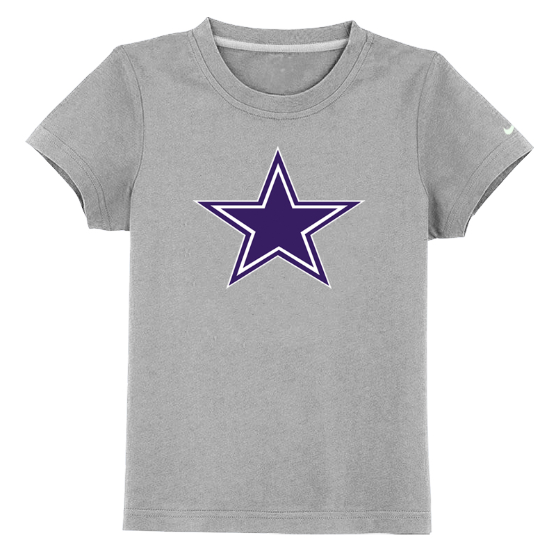 Dallas Cowboys Sideline Legend Authentic Logo Youth T-Shirt Grey