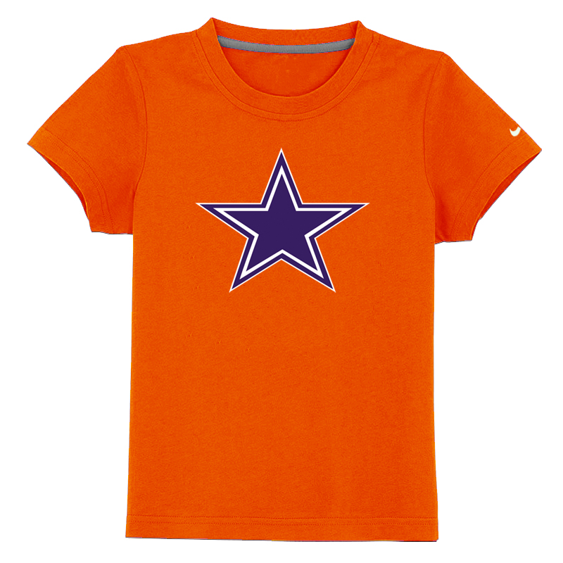 Dallas Cowboys Sideline Legend Authentic Logo Youth T-Shirt Orange