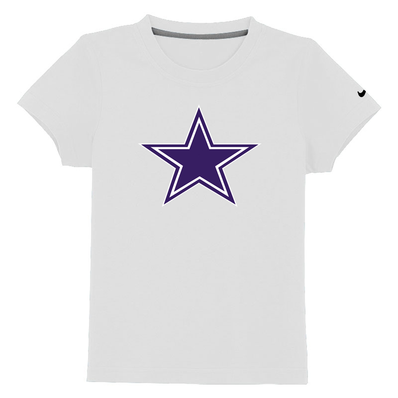 Dallas Cowboys Sideline Legend Authentic Logo Youth T-Shirt White