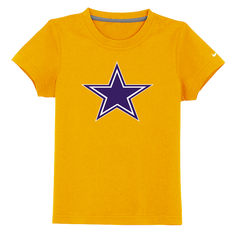 Dallas Cowboys Sideline Legend Authentic Logo Youth T-Shirt Yellow