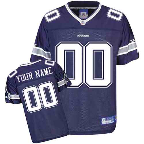 Dallas Cowboys Youth Customized blue Jersey
