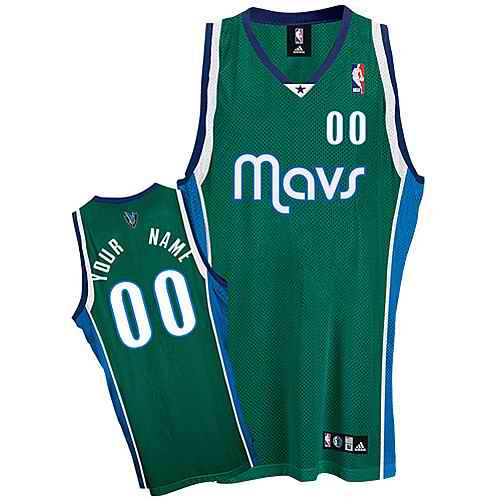 Dallas Mavericks Custom green Jersey - 2008 version