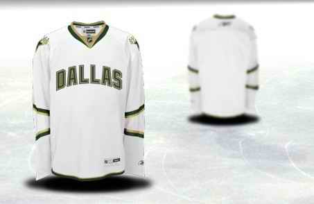 Dallas Stars Men Customized White Jersey
