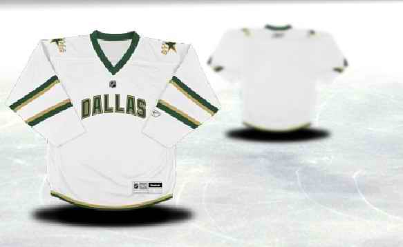 Dallas Stars Youth Customized White Jersey