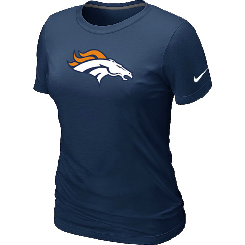 Danver Broncos D.Blue Women's Logo T-Shirt