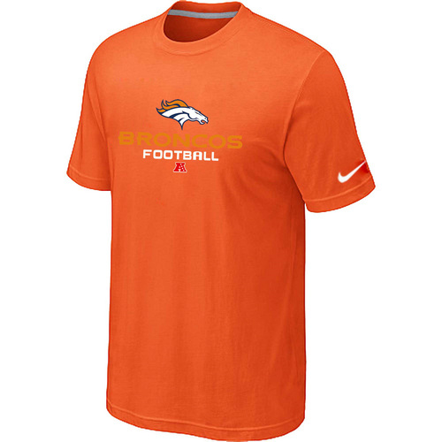 Denver Broncos Critical Victory Orange T-Shirt