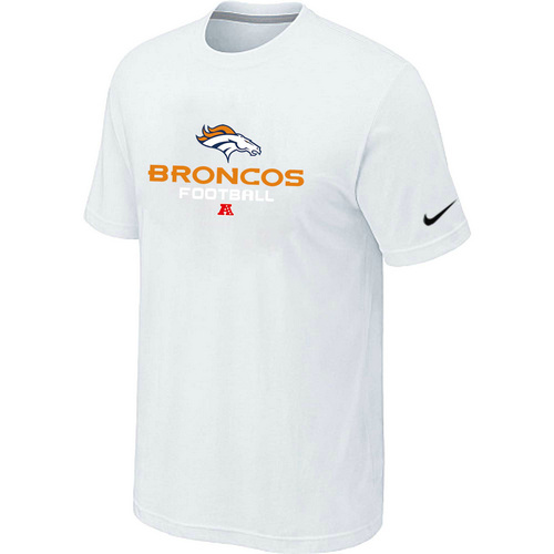 Denver Broncos Critical Victory White T-Shirt