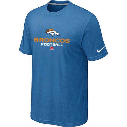 Denver Broncos Critical Victory light Blue T-Shirt