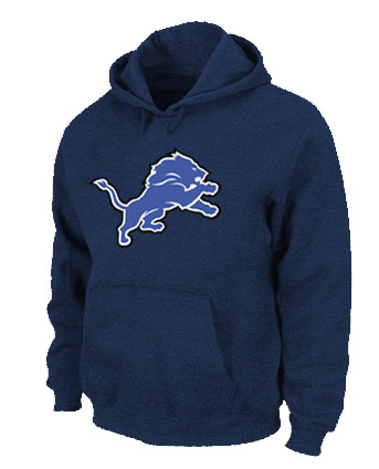Detroit Lions Logo Pullover Hoodie D.Blue