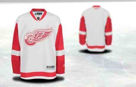 Detroit Red Wings Men Customized White Jersey
