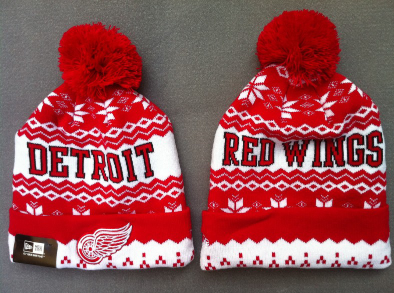 Detroit Red Wings beanies