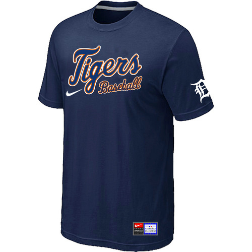 Detroit Tigers D.Blue Nike Short Sleeve Practice T-Shirt
