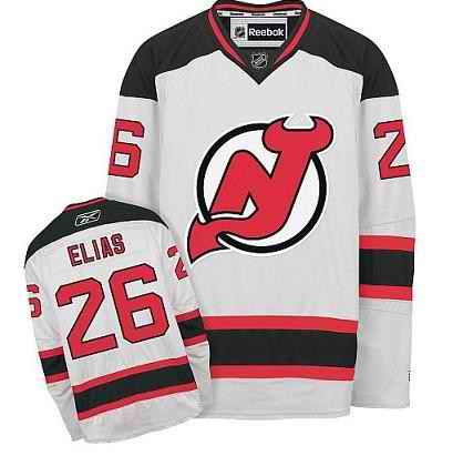 Devils 26 Elias white Jerseys