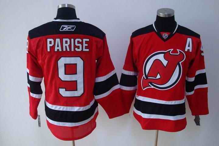 Devils 9 Parise red Jerseys - Click Image to Close
