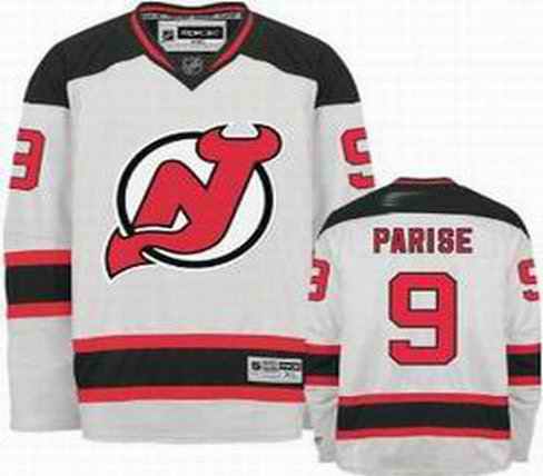 Devils 9 Parise white Jerseys