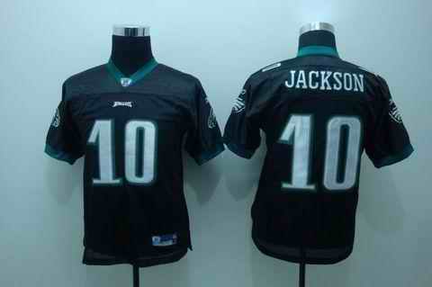 Eagles 10 Jackson women black Jerseys