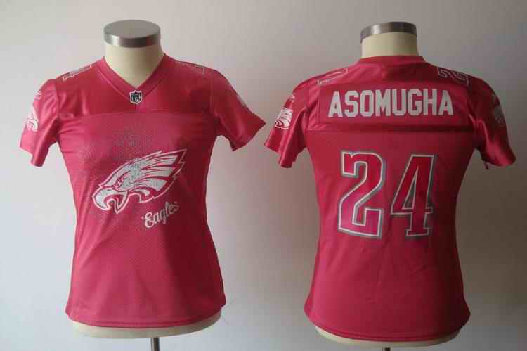 Eagles 24 Asonugha pink 2011 fem fan women Jerseys