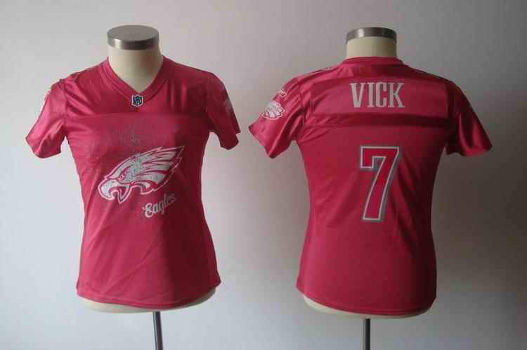 Eagles 7 Vick pink 2011 fem fan women Jerseys
