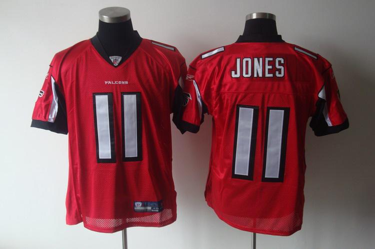 Falcons 11 Jones red Jerseys