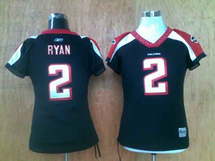 Falcons 2 Ryan black women Jerseys