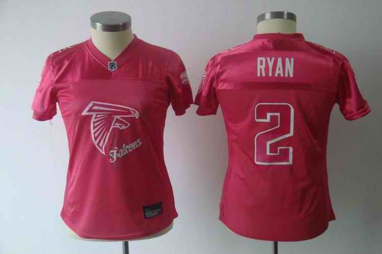 Falcons 2 Ryan pink 2011 fem fan women Jerseys