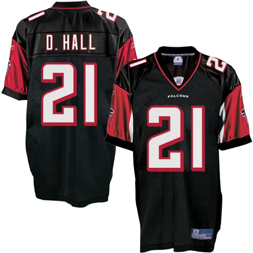 Falcons 21 D.HALL Black Jerseys