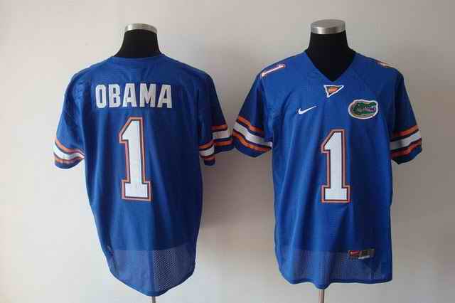 Florida Gators 1 Obama blue Jerseys