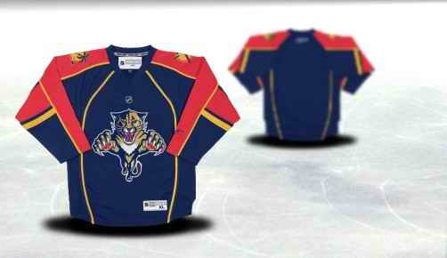 Florida Panthers Youth Customized Blue Jersey