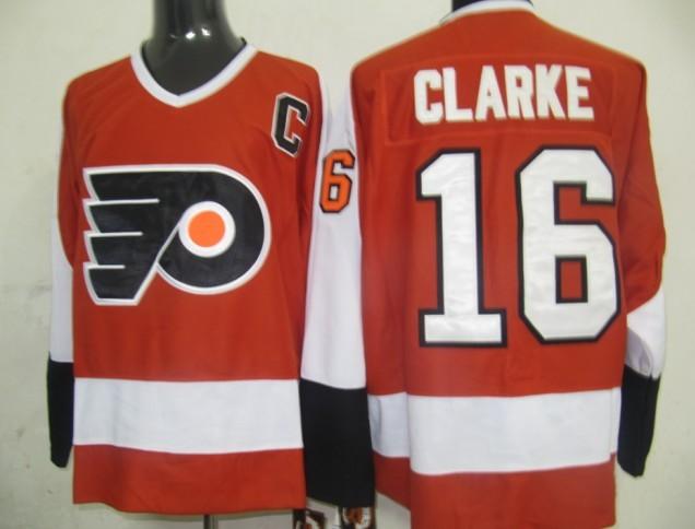 Flyers 16 Clarke orange Jerseys ccm