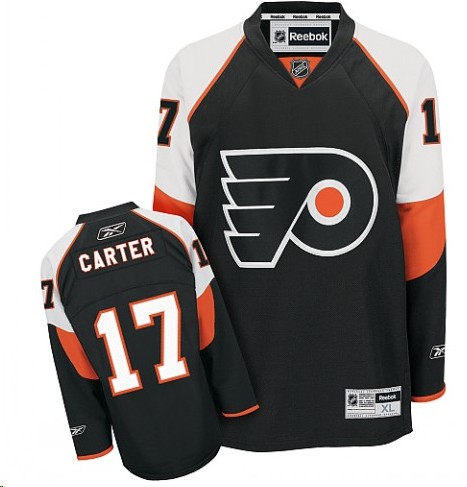 Flyers 17 Jeff Carter black Jerseys