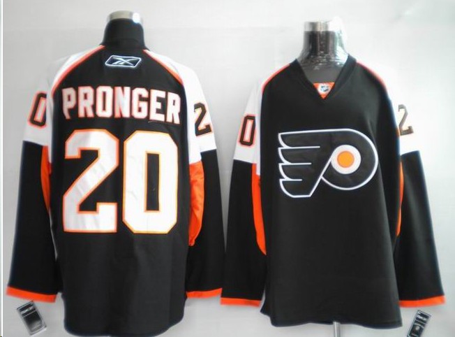 Flyers 20 Chris Pronger black jerseys