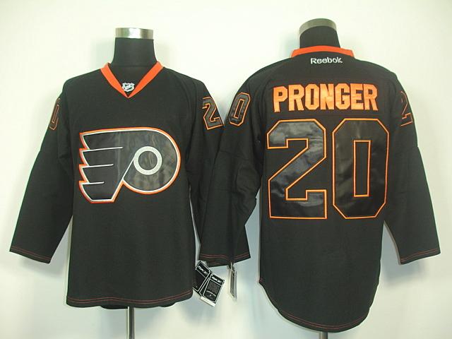 Flyers 20 Pronger black ice Jerseys