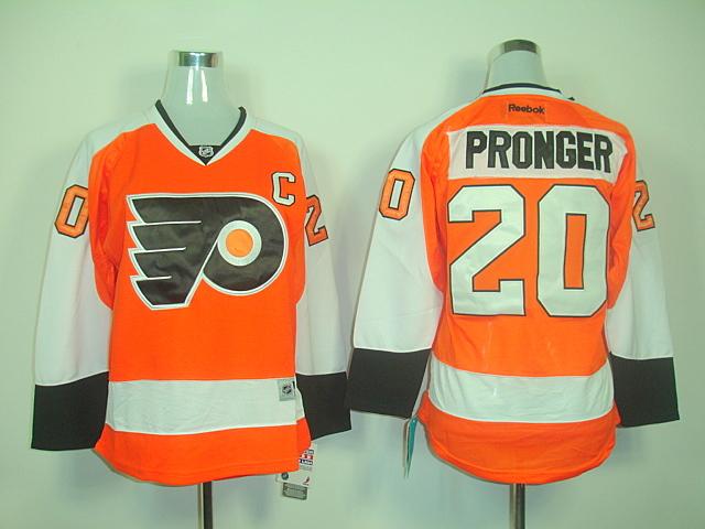Flyers 20 Pronger Orange Women Jersey - Click Image to Close