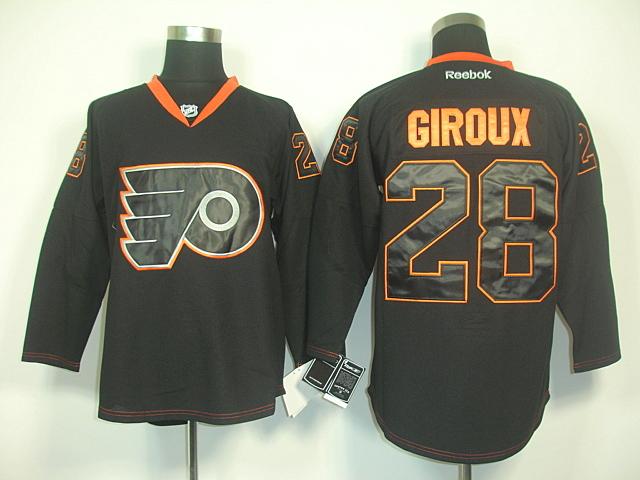 Flyers 28 Giroux black ice Jerseys