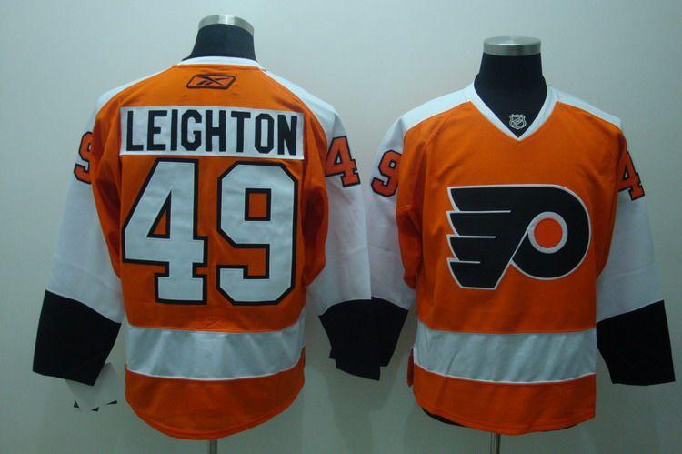 Flyers 49 Leighton orange Jerseys