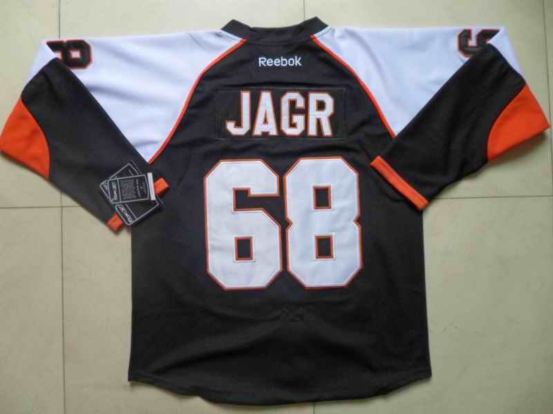 Flyers 68 Jagr black jerseys