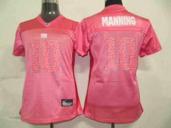 Giants 10 Manning new pink women Jerseys