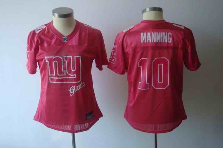 Giants 10 Manning pink 2011 fem fan women Jerseys