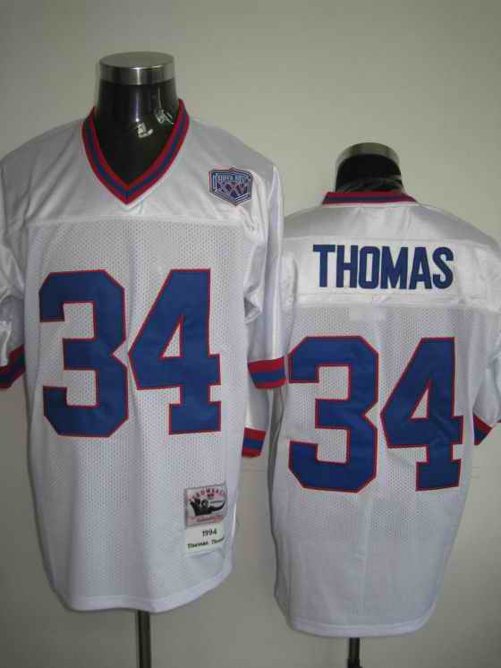 Giants 34 Thomas white jerseys