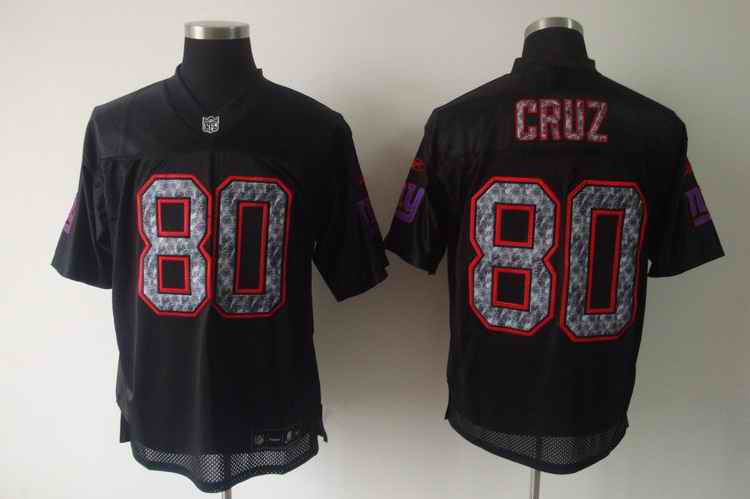 Giants 80 CRUZ Black united sideline jerseys