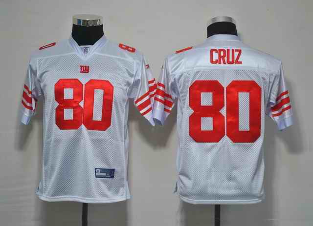 Giants 80 Cruz White kids jerseys