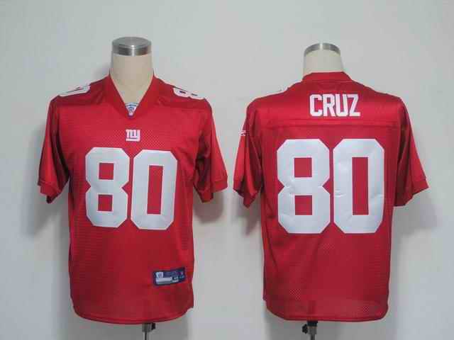 Giants 80 Cruz red Jerseys
