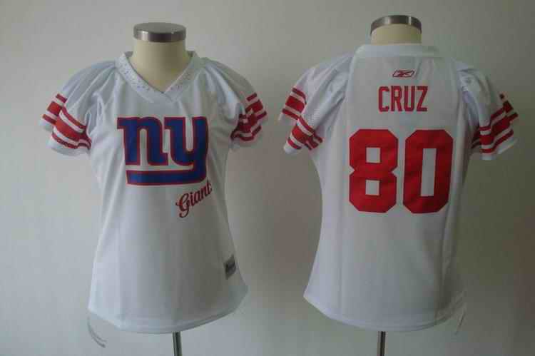 Giants 80 Cruz white field flirt women Jerseys